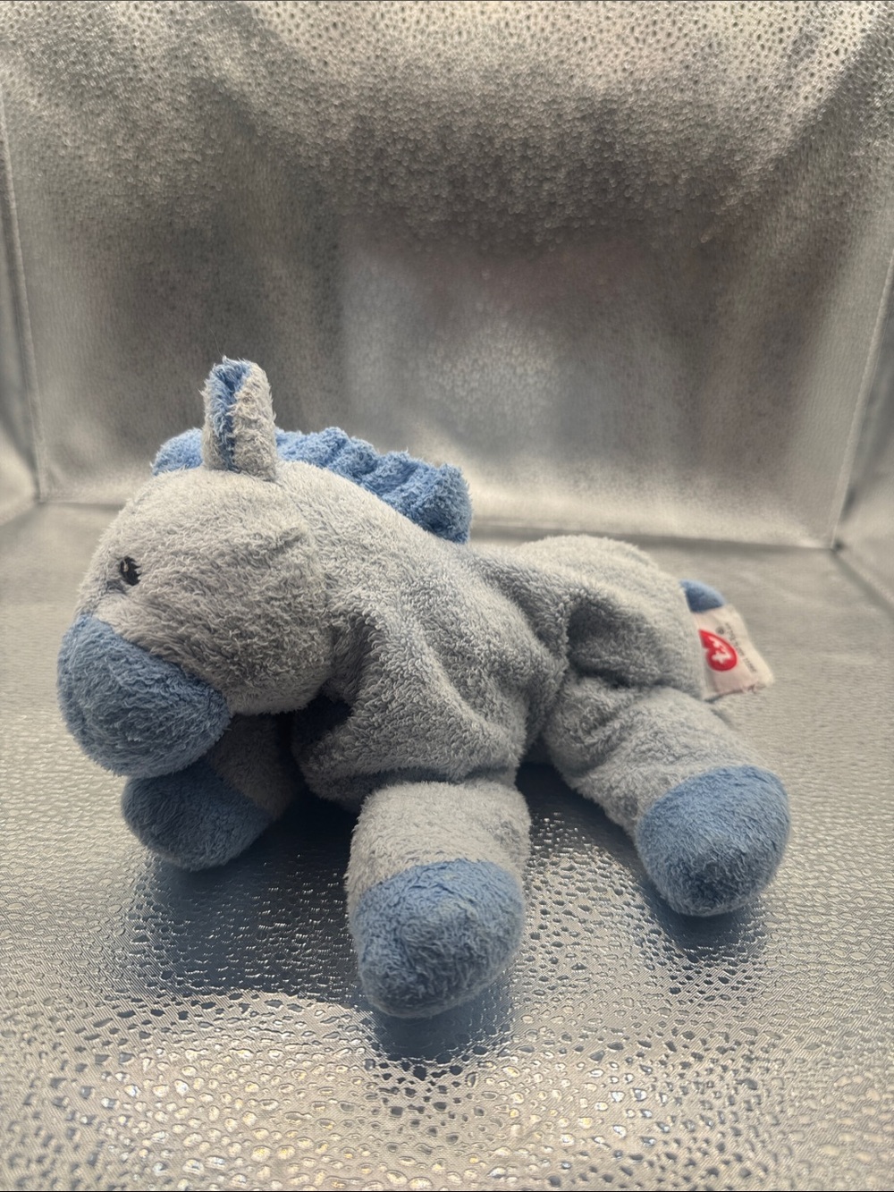 2007 TY Baby Line - Soft Kids Toy - Blue Pony